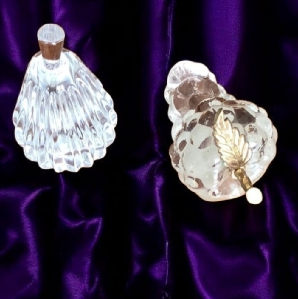 Waterford Crystal Fruit & pear cut glass excellent shape great decoration